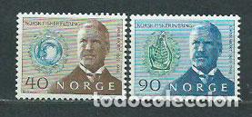 Selos: Noruega - Correo 1969 Yvert 540/1 ** Mnh Personaje