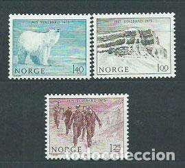 Selos: Noruega - Correo 1975 Yvert 665/7 ** Mnh
