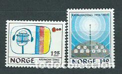 Selos: Noruega - Correo 1976 Yvert 668/9 ** Mnh