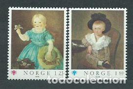 Sellos: Noruega - Correo 1979 Yvert 749/50 ** Mnh Pinturas