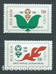 Sellos: Noruega - Correo 1980 Yvert 765/6 ** Mnh