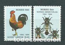 Sellos: Noruega - Correo 1984 Yvert 864/5 ** Mnh Fauna