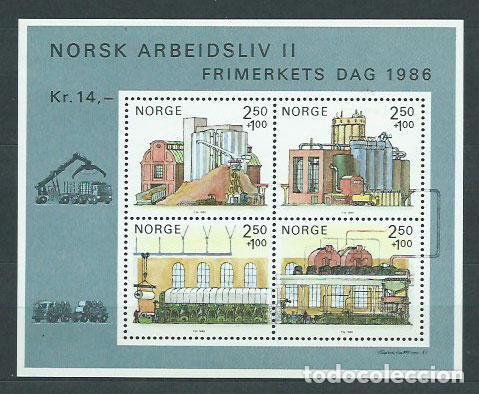 Selos: Noruega - Correo 1986 Yvert 906/9 ** Mnh Dia del Sello