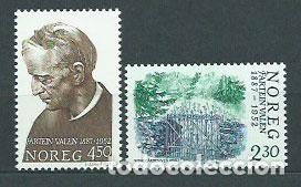 Selos: Noruega - Correo 1987 Yvert 929/30 ** Mnh Personaje. M&uacute;sica