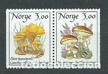 Selos: Noruega - Correo 1989 Yvert 966/7a ** Mnh Setas