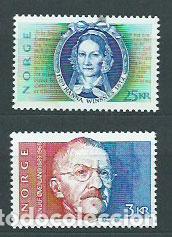 Selos: Noruega - Correo 1989 Yvert 988/9 ** Mnh Personajes