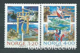 Selos: Noruega - Correo 1990 Yvert 999/1000 ** Mnh