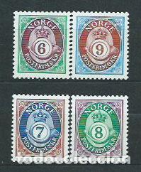 Selos: Noruega - Correo 1991 Yvert 1035/8 ** Mnh