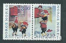 Selos: Noruega - Correo 1992 Yvert 1069/70a ** Mnh Navidad