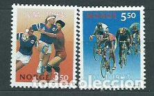 Selos: Noruega - Correo 1993 Yvert 1086/7 ** Mnh Deportes