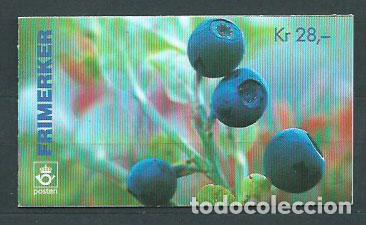 Selos: Noruega - Correo 1995 Yvert 1129 Carnet ** Mnh Flores