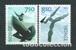 Selos: Noruega - Correo 2002 Yvert 1369/70 ** Mnh Arte