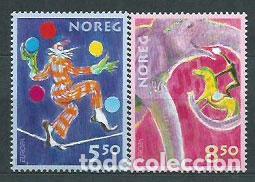 Selos: Noruega - Correo 2002 Yvert 1389/90 ** Mnh Europa