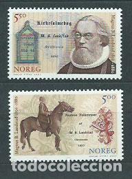 Selos: Noruega - Correo 2002 Yvert 1393/4 ** Mnh Personaje