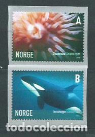 Selos: Noruega - Correo 2005 Yvert 1487/8 ** Mnh Fauna Marina