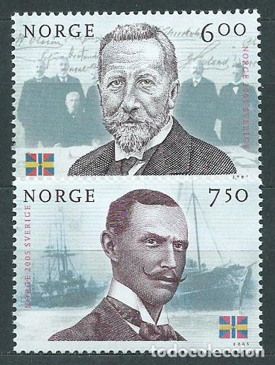 Selos: Noruega Correo 2005 Yvert 1477/78 ** Mnh Personajes