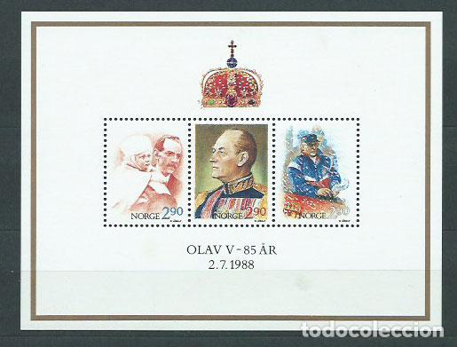 Sellos: Noruega - Hojas Yvert 9 ** Mnh