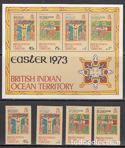 Sellos: Oceano Indico - Correo Yvert 50/3+H,1 ** Mnh Manoscrito et&iacute;ope