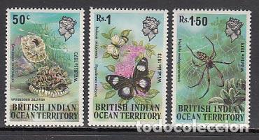 Sellos: Oceano Indico - Correo Yvert 54/6 ** Mnh Fauna