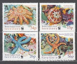 Sellos: Oceano Indico - Correo Yvert 240/3 ** Mnh Fauna marina
