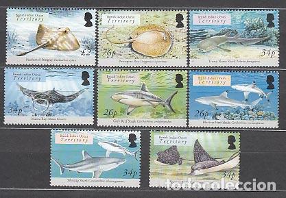 Sellos: Oceano Indico - Correo Yvert 327/34 ** Mnh Fauna peces