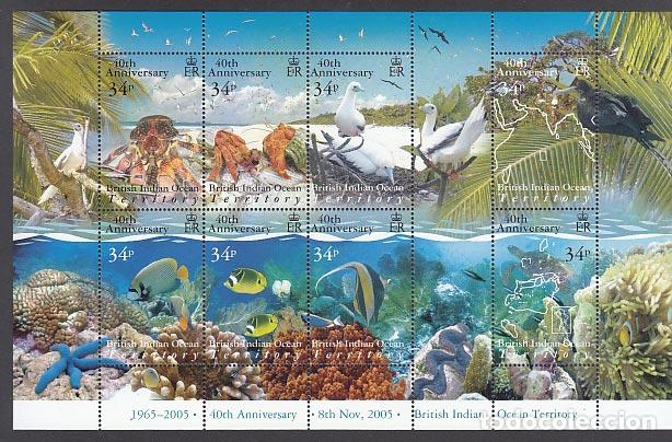 Sellos: Oceano Indico - Correo Yvert 338/45 ** Mnh Fauna marina