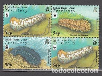 Sellos: Oceano Indico - Correo Yvert 411/4 ** Mnh Fauna
