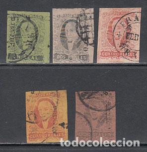 Sellos: Mexico - Correo 1867 Yvert 33/7 usado Personajes