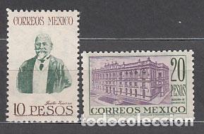 Sellos: Mexico - Correo 1947 Yvert 618/9 ** Mnh