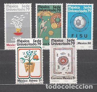 Sellos: Mexico - Correo 1979 Yvert 870/2 + A 501/2 ** Mnh Deportes