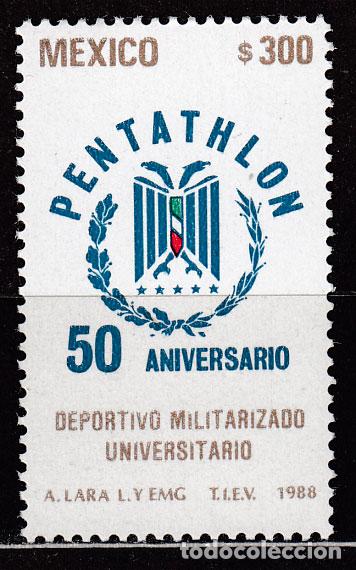 Sellos: Mexico - Correo 1988 Yvert 1250A ** Mnh Deportes
