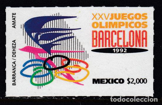 Sellos: Mexico - Correo 1992 Yvert 1419 ** Mnh Olimpiadas Barcelona