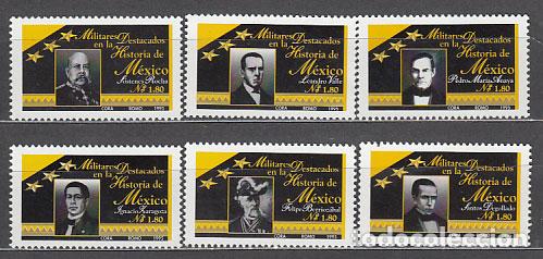Sellos: Mexico - Correo 1995 Yvert 1626/31 ** Mnh Personajes