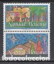 Sellos: Mexico - Correo 1995 Yvert 1632/3 ** Mnh Navidad