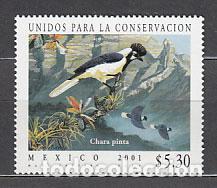 Sellos: Mexico Correo 2001 Yvert 1970 ** Mnh Fauna. Aves