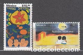 Sellos: Mexico Correo 2004 Yvert 2090/1 ** Mnh Navidad