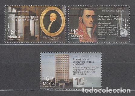 Sellos: Mexico Correo 2005 Yvert 2111/3 ** Mnh Tribunal constitucional