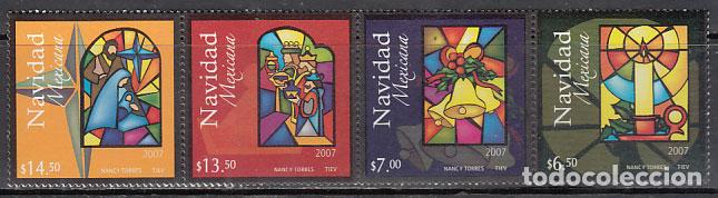 Briefmarken: Mexico Correo 2007 Yvert 2336/40 ** Mnh Navidad