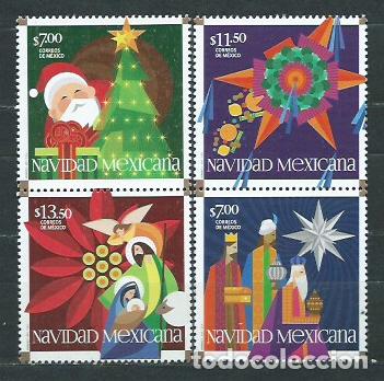Briefmarken: Mexico Correo 2015 Yvert 2950/53 ** Mnh Navidad