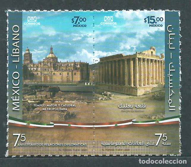 Briefmarken: Mexico Correo 2020 Yvert 3210/11 ** Mnh Mexico-Libano