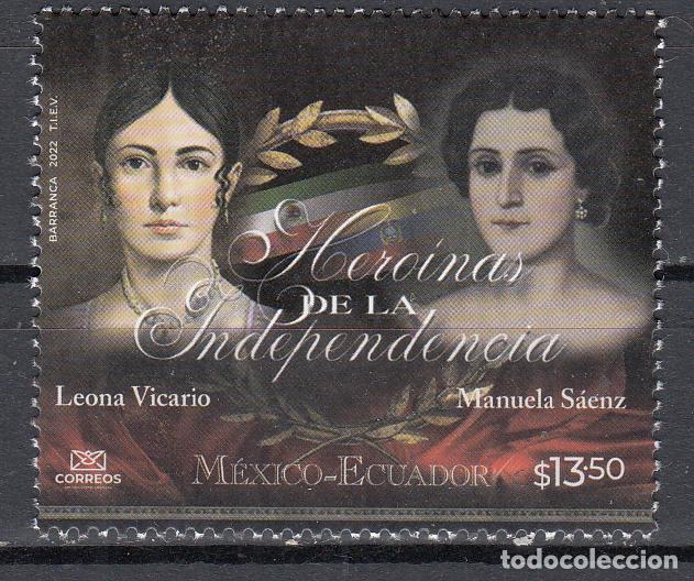 Briefmarken: Mexico Correo 2022 Yvert 3349 ** Mnh Heroinas Independencia - Personaje