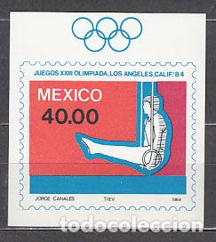 Briefmarken: Mexico - Hojas Yvert 26 ** Mnh Deportes. Juegos Olimpicos Los Angeles