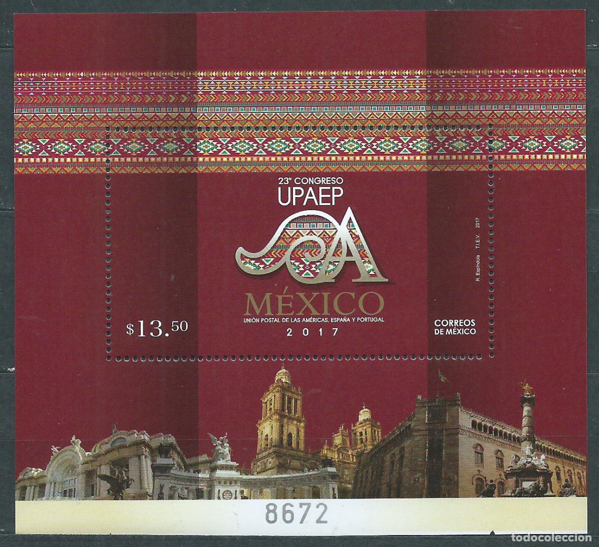 Briefmarken: Mexico Hojas Yvert 87 ** Mnh 23 Congreso Upaep