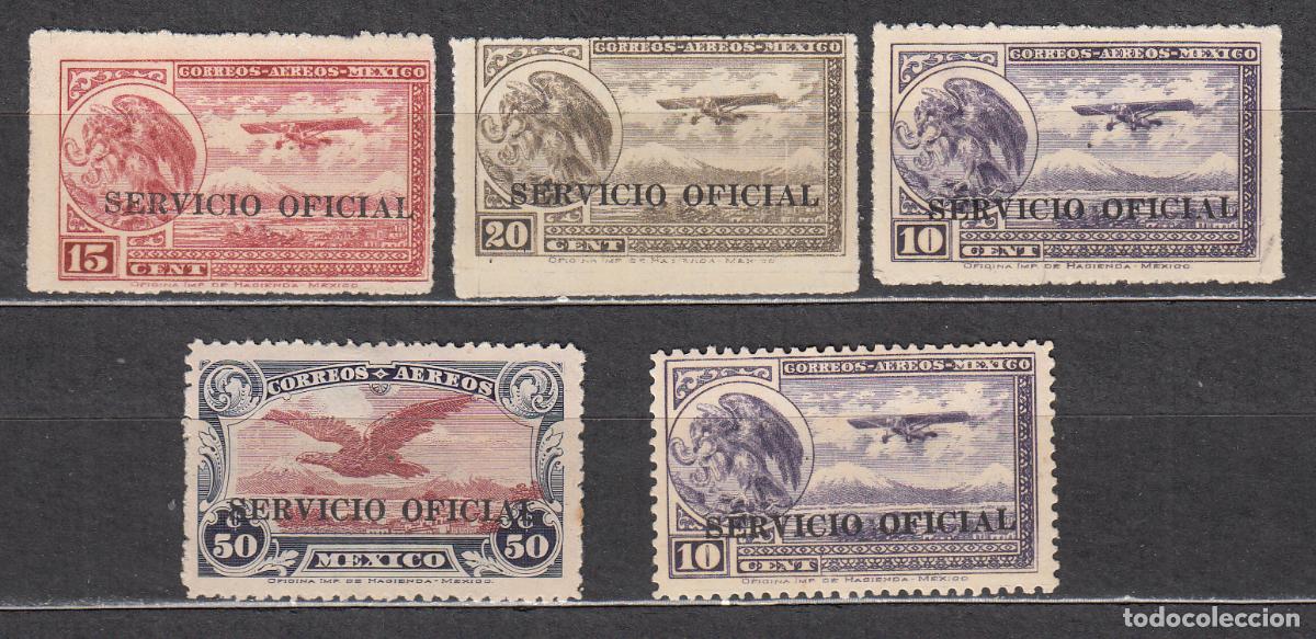 Briefmarken: Mexico - Servicio Aereo Yvert 18+20/22+24 * Mh