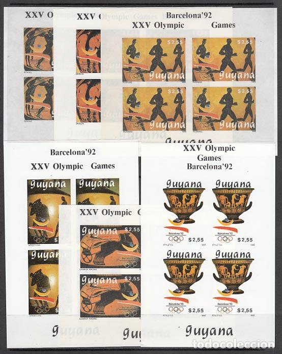 Briefmarken: Guayana Britanica - Correo Yvert 2151D/J ** Mnh Deportes. Olimpiadas de Barcelon