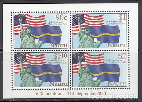 Sellos: Nauru - Correo Yvert 489/92 ** Mnh Banderas