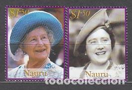Sellos: Nauru - Correo Yvert 493/4 ** Mnh Personaje