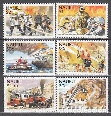Sellos: Nauru - Correo Yvert 495/500 ** Mnh