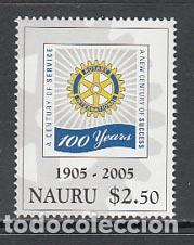 Sellos: Nauru - Correo Yvert 543 ** Mnh Rotary