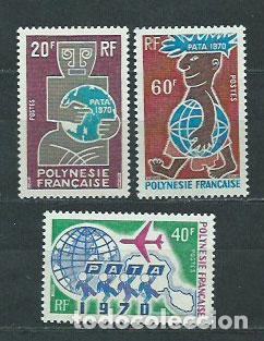 Sellos: Polinesia - Correo Yvert 77/9 ** Mnh